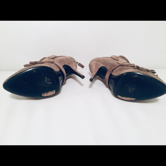 Givenchy Suede Tassel Lace Up Booties - Picture 5 of 6